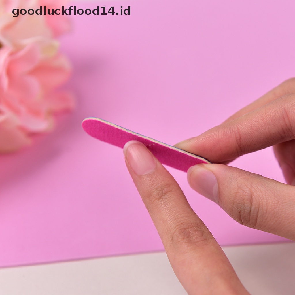 [OOID] 100pcs Mini Nail Files Nail Disposable Cuticle Remover Buffers Nail Art Tools ID