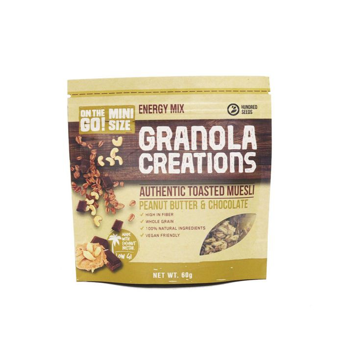 

Granola Creation - Peanut Butter & Chocolate Original Mix - 60 gr