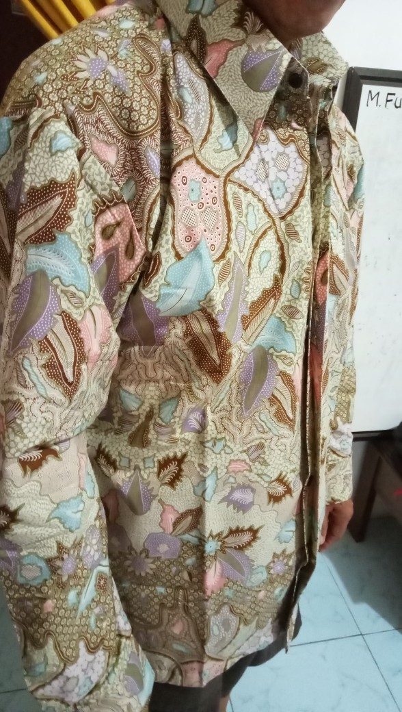 Wulu Pamulyan #2 Kemeja Batik Pria Lengan Panjang Hem Seragam Katun Printing Furing Premium Modern