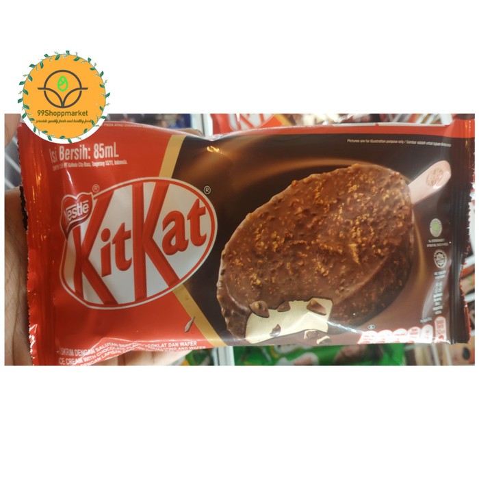 

Es krim Nestle Kit Kat salutan berperisa Coklat dan wafer 85 gr