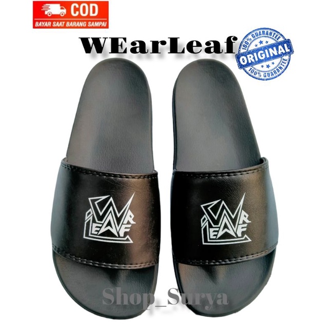 Sandal Slop WEarLeaf Premium | Sendal Slide Casual WEarLeaf Pria dan Wanita