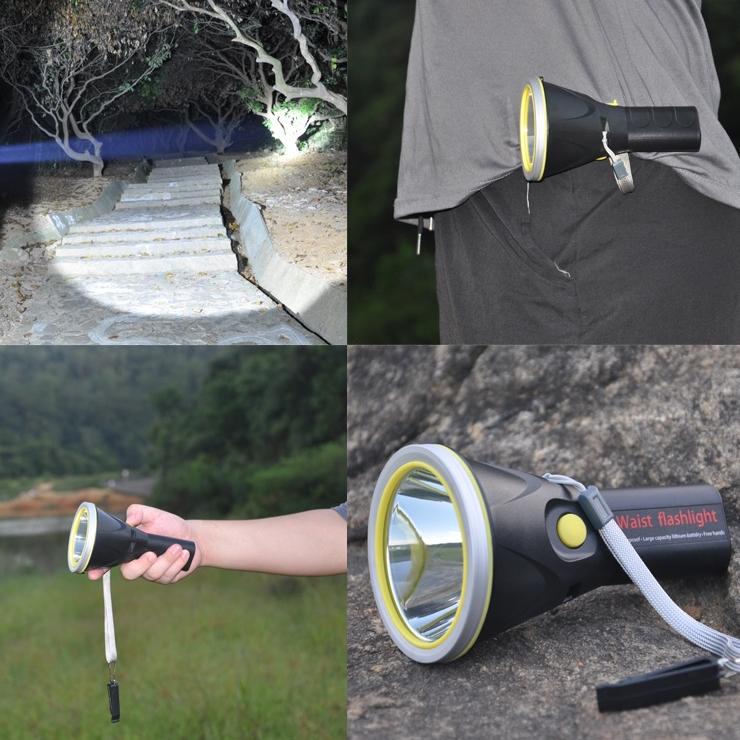 Keluaran Terbaru.. QYD Senter LED Super Terang  IPX6 Tahan air 45watt Portabel lampu senter + Q382