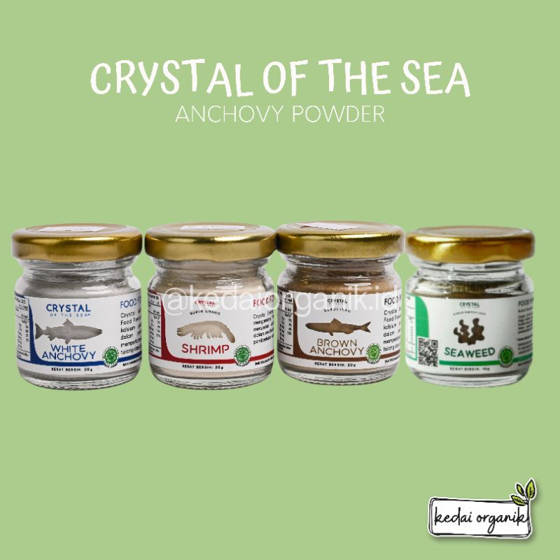 

Crystal Of The Sea Food Powder / Brown Anchovy / Shrimp Powder / White Anchovy / Seaweed Powder
