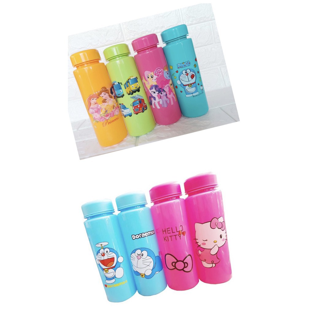 Barnik MY BOTTLE Karakter TIDAK PECAH Botol Minum 500 ML Doraemon Hello Kitty Little Pony Spiderman