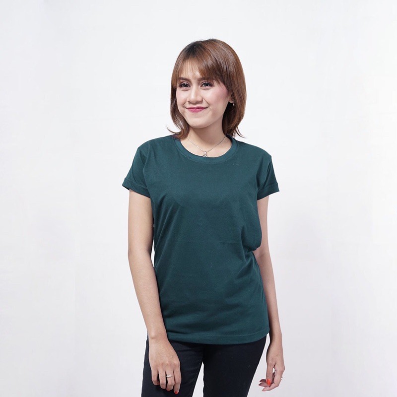 Kaos menyusui / Baju menyusui SIMPANSE Lengan PENDEK 100% Katun-Forest Green