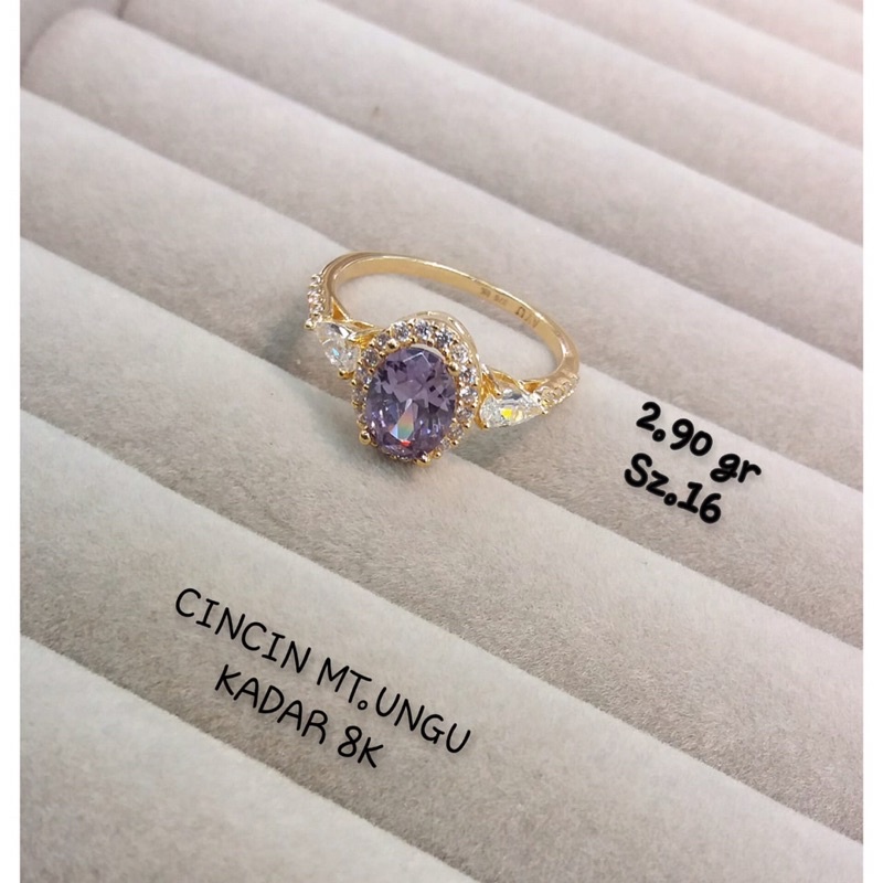 CINCIN AYU GOLD FASHION WANITA DEWASA MATA ELEGAN KADAR 375/8K