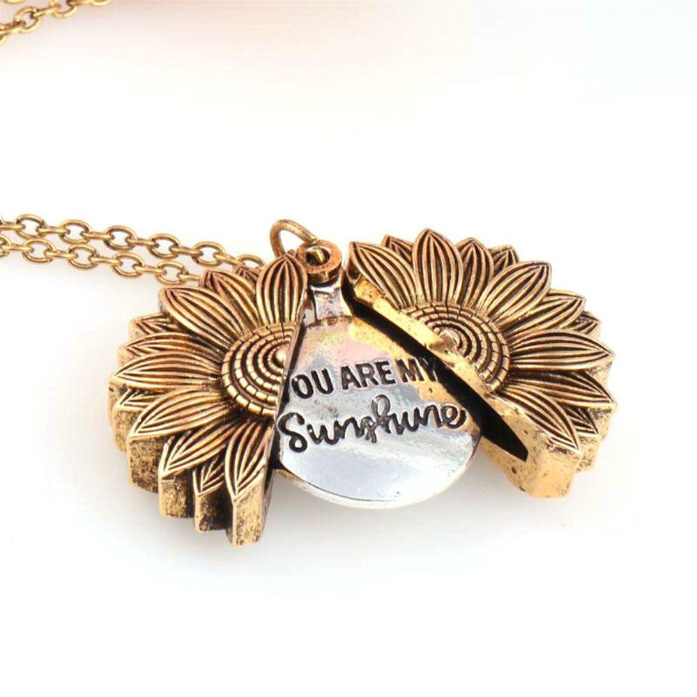 Lily Pendant Kalung Pria Wanita Fashion You Are My Sunshine