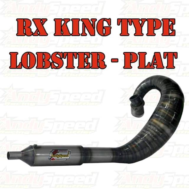 Knalpot AndySpeed Rx King Lobster Bahan Plat Galvanis
