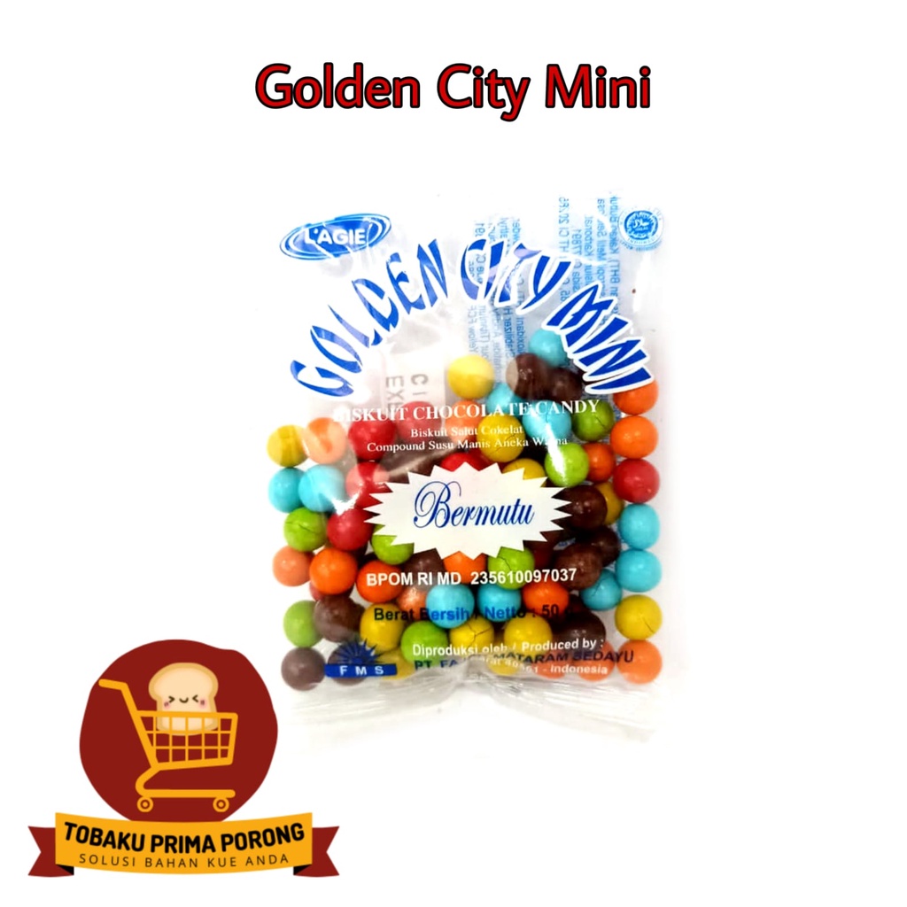 

PERMEN COKLAT - L'AGIE GOLDEN CITY MINI 50 GR