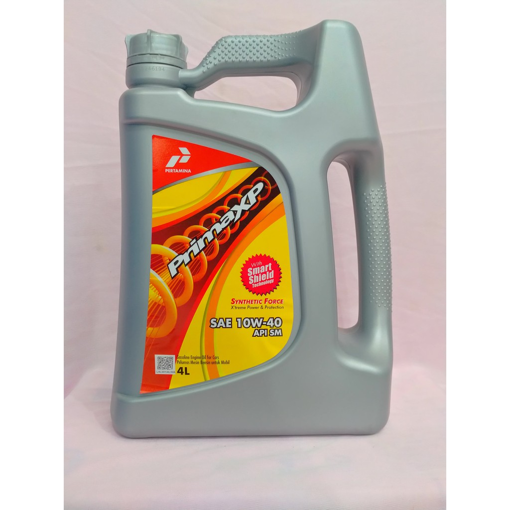 OLI MESIN MOBIL BENSIN PRIMA XP FORCE SAE 10W-40 4 LITER PERTAMINA