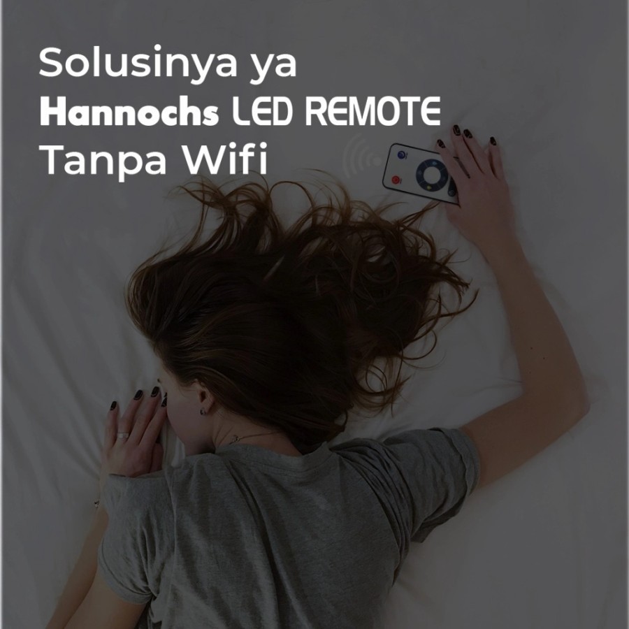 Hannochs LED Remote Lampu Remote Control CCT 9W