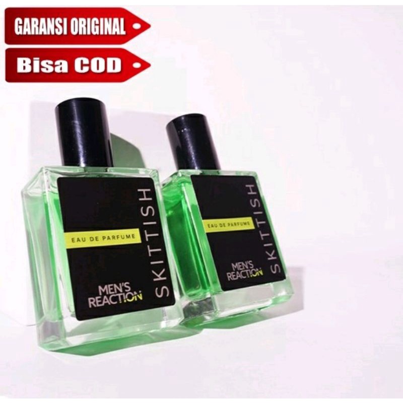 Parfum Skiitish Men's Reaction Original || Parfum Pria Harga Murah Wangi Mewah
