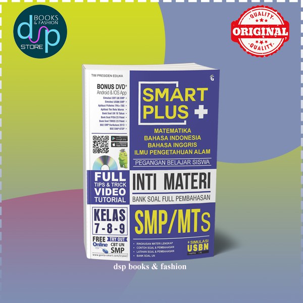 SMART PLUS SMP/MTS INTI MATERI BANK SOAL FULL PEMBAHASAN