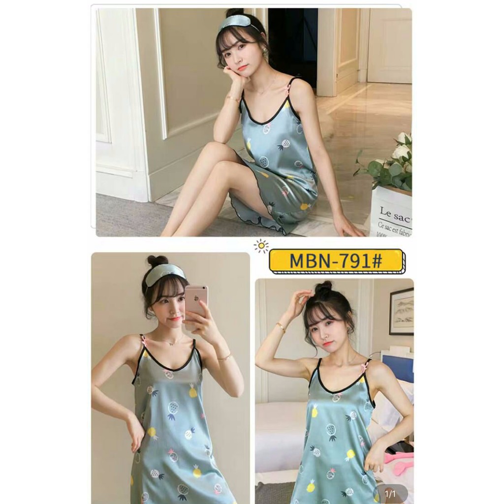 baju tidur wanita / daster satin premium import