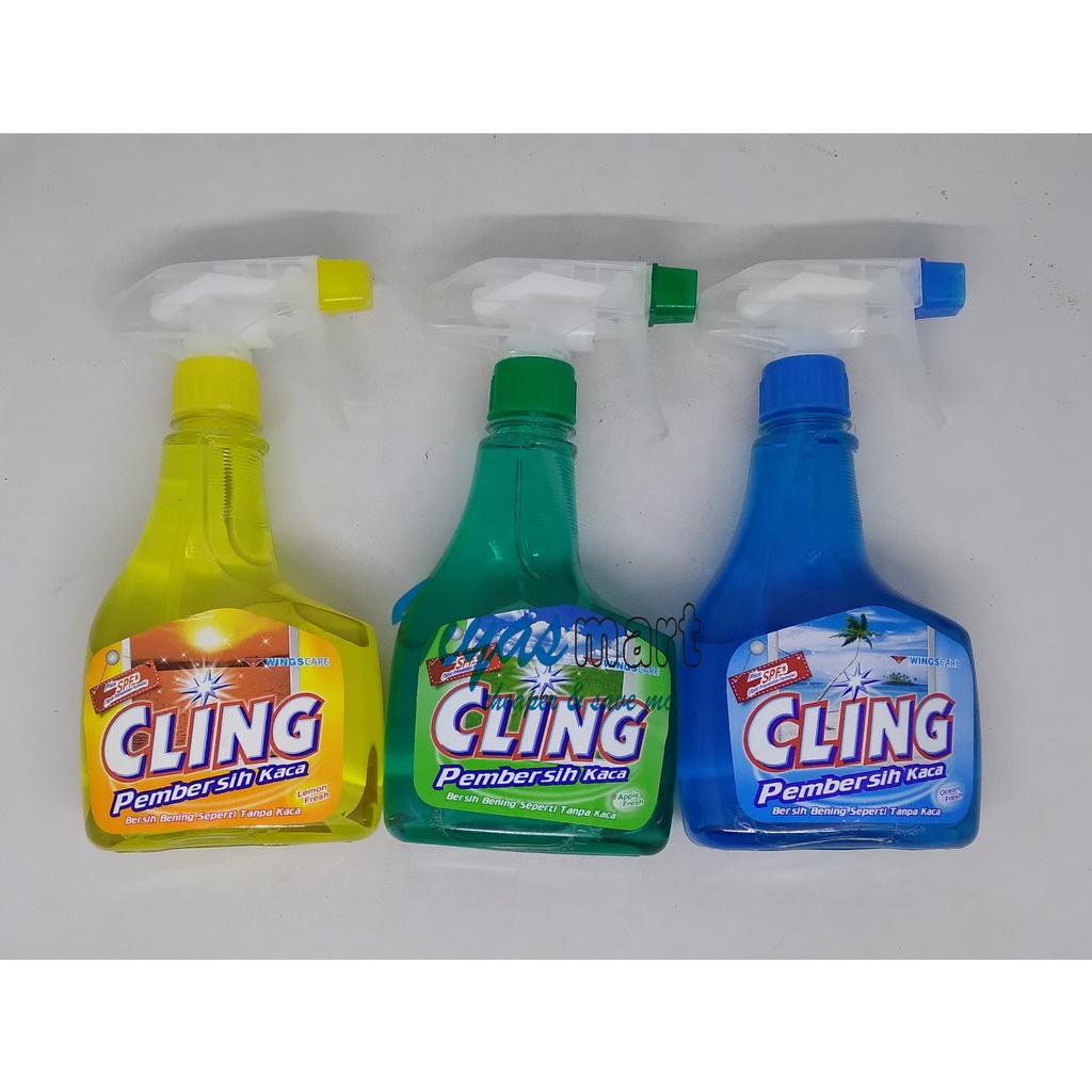 Cling pembersih kaca botol spray 440ml