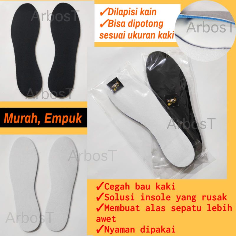 Insole Alas Dalam Kaki Busa Sepatu sport Insole Foam sol sepatu dalam shoes pad