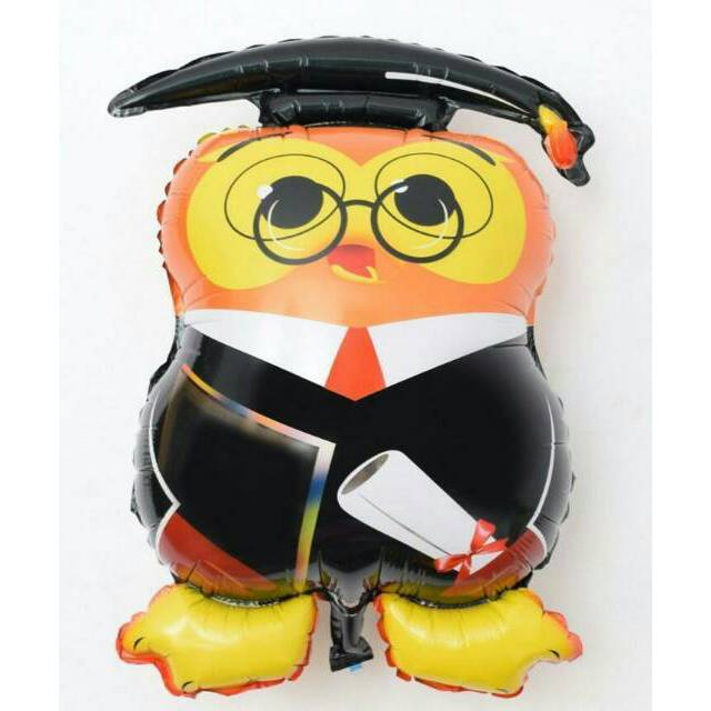 Balon Graduation / Wisuda / sarjana Owl