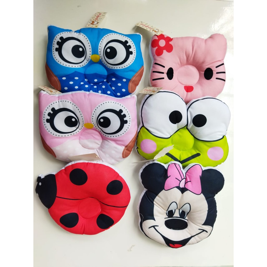 Bantal Bayi Anti Peyang BONEKA Motif Karakter Lucu