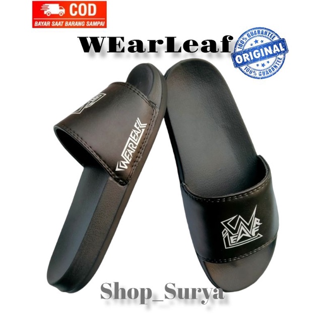 Sandal Slop WEarLeaf Premium | Sendal Slide Casual WEarLeaf Pria dan Wanita