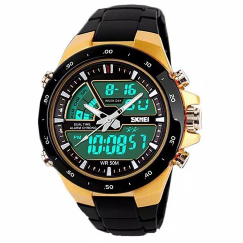 SKMEI 1016 Jam Tangan Pria Analog Digital LED Multifungsi Waterproof Sports Men Watch