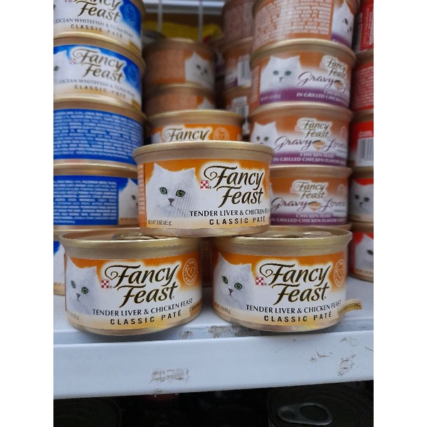 Makanan Basah Kucing Fancy Feast Kaleng 85g - Tender Liver Chicken