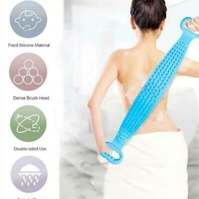 Sabuk Mandi Back Scrubber Rub Towel Belt Shower spons bathroom brush