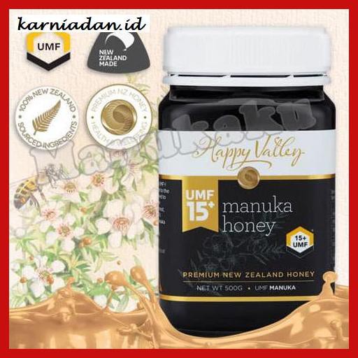 

MADU-MINUMAN- MANUKA HONEY HAPPY VALLEY 15+ 500GR -ASLI-BUKAN-KAWE-KAWE-
