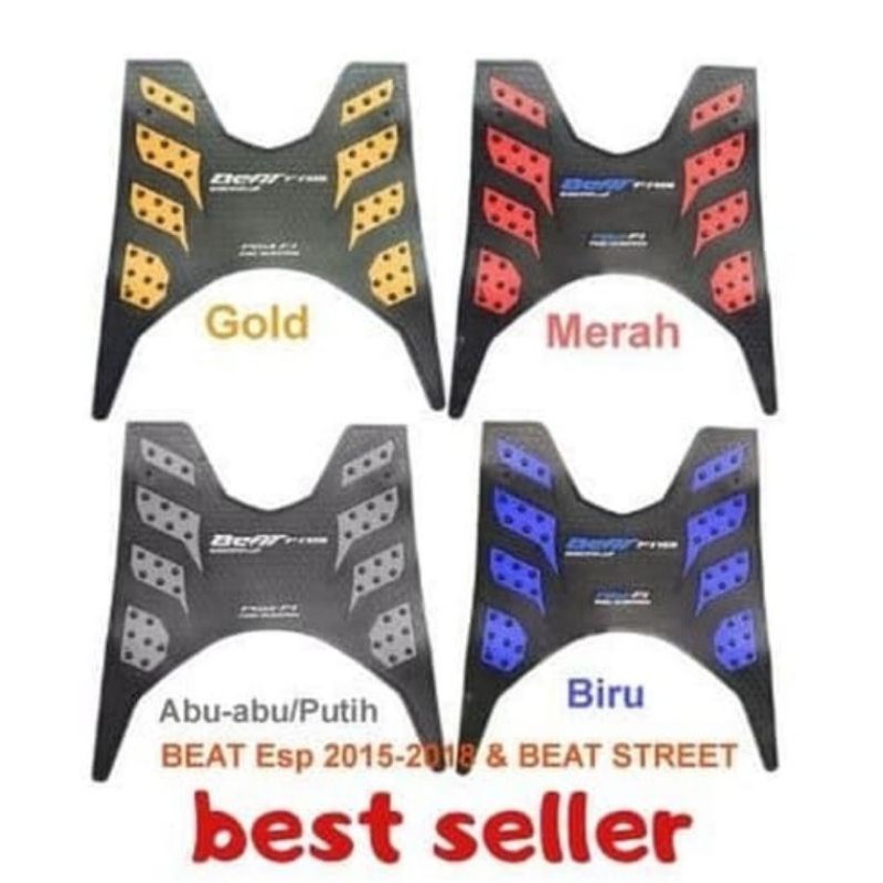 Karpet Beat Esp Street new FI cbs Injekan Dek bawah kolong mudflap karet kain old baru ori Original