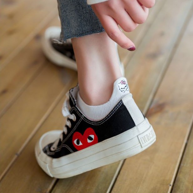 HELLO KITTY POLOS - Kaos Kaki Pendek Semata Kaki/ Kaos Kaki Ankle Dewasa Wanita-7