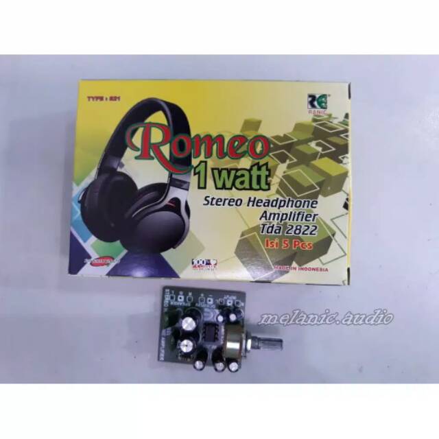 Kit Power Amplifier mini stereo TDA2822