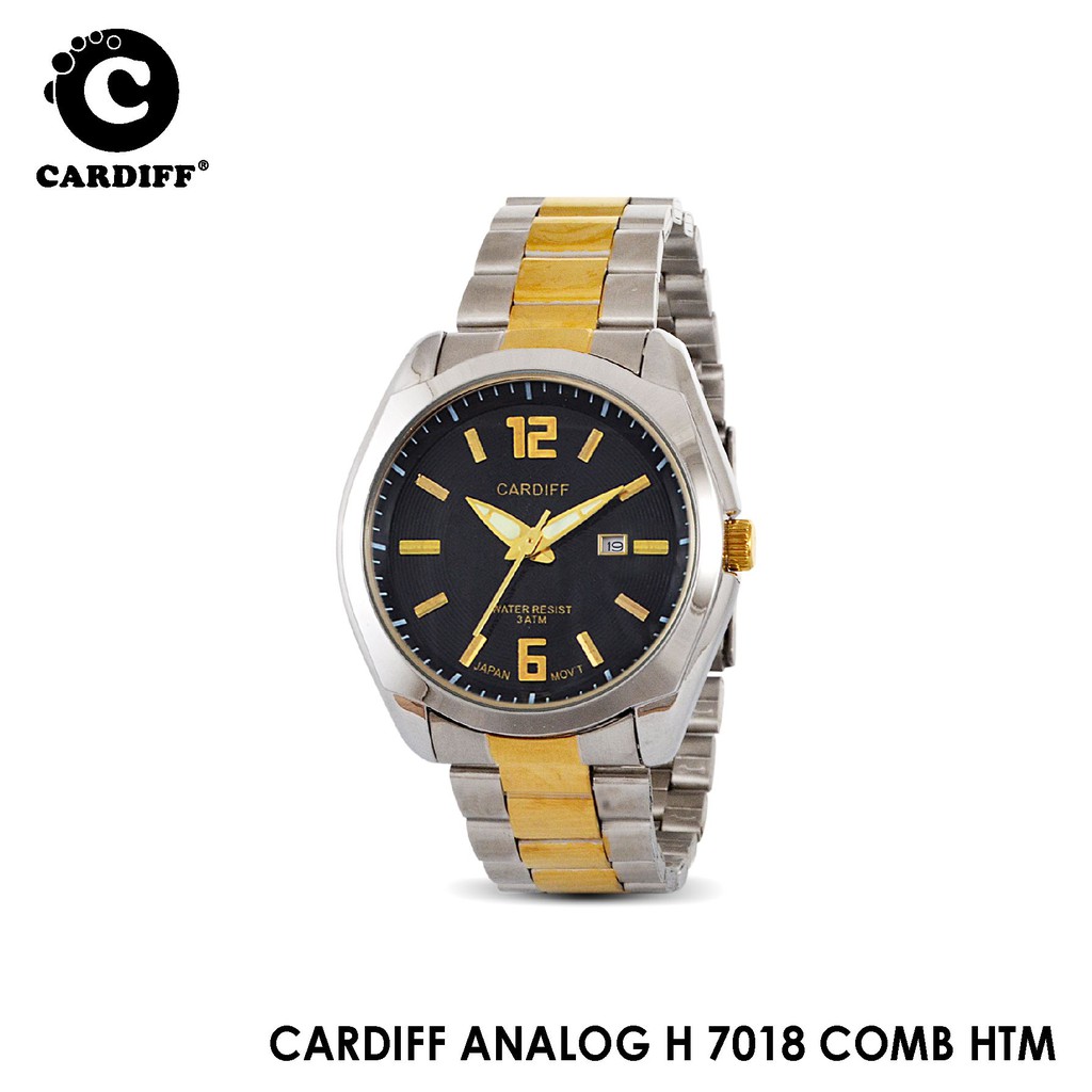 Cardiff Analog H 7018 Jam Tangan Kasual & Couple