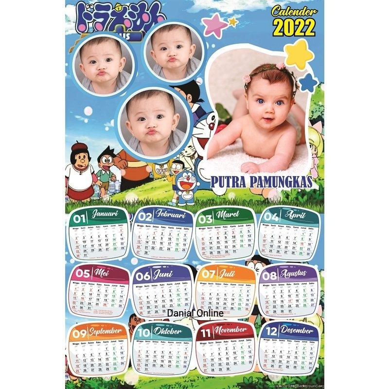 

Kalender custom 2022 Bisa Request model/tema