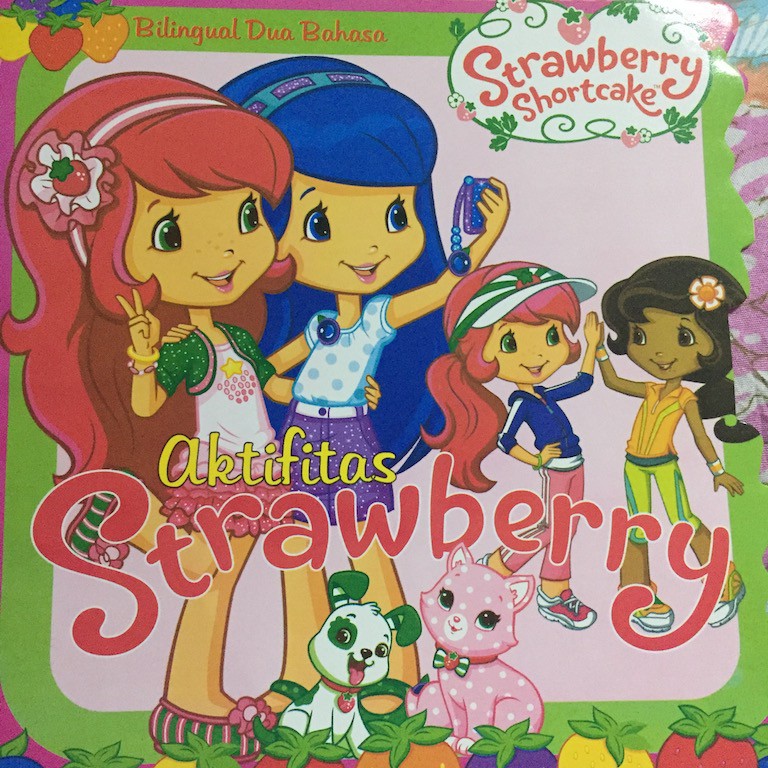 Buku Aktivitas Strawberry Shortcake Bilingual - 2 Buku