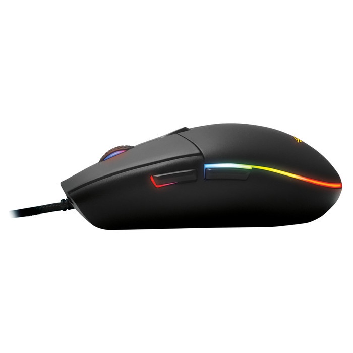 Mouse Gaming Armaggeddon Raven-III (4800 CPI) RGB Free Mousematt - No Name, MOUSE ONLY