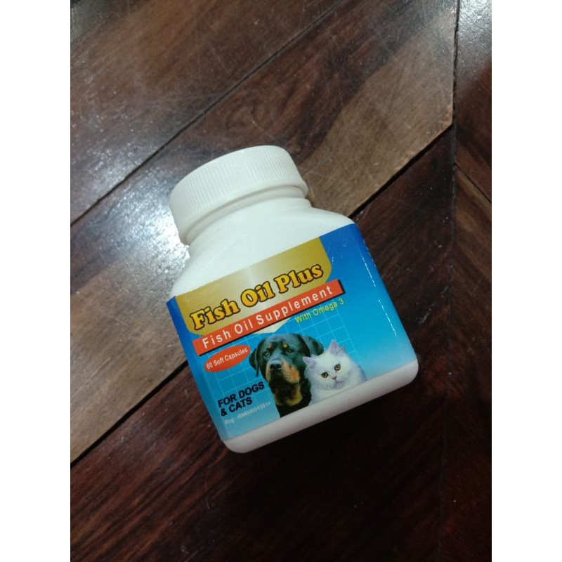 Vitamin Bulu Anjing Kucing Fish Oil Plus