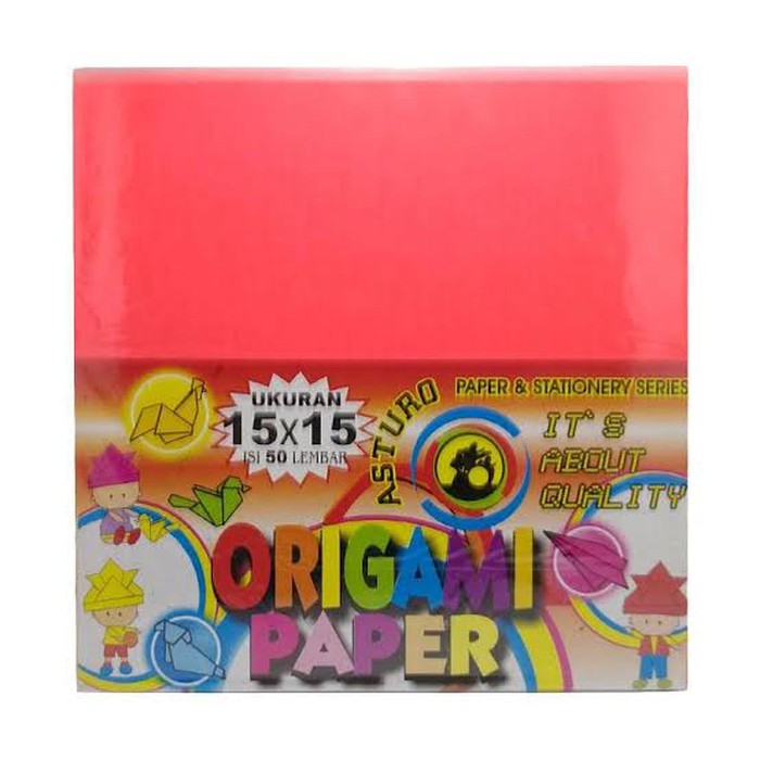 

Kertas Origami Asturo 15 x 15 cm / Kertas Origami 10 Warna / Kertas Origami 15 x 15 50 Sheet
