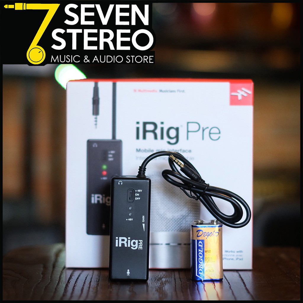 IK Multimedia IRig PRE Microphone Interface