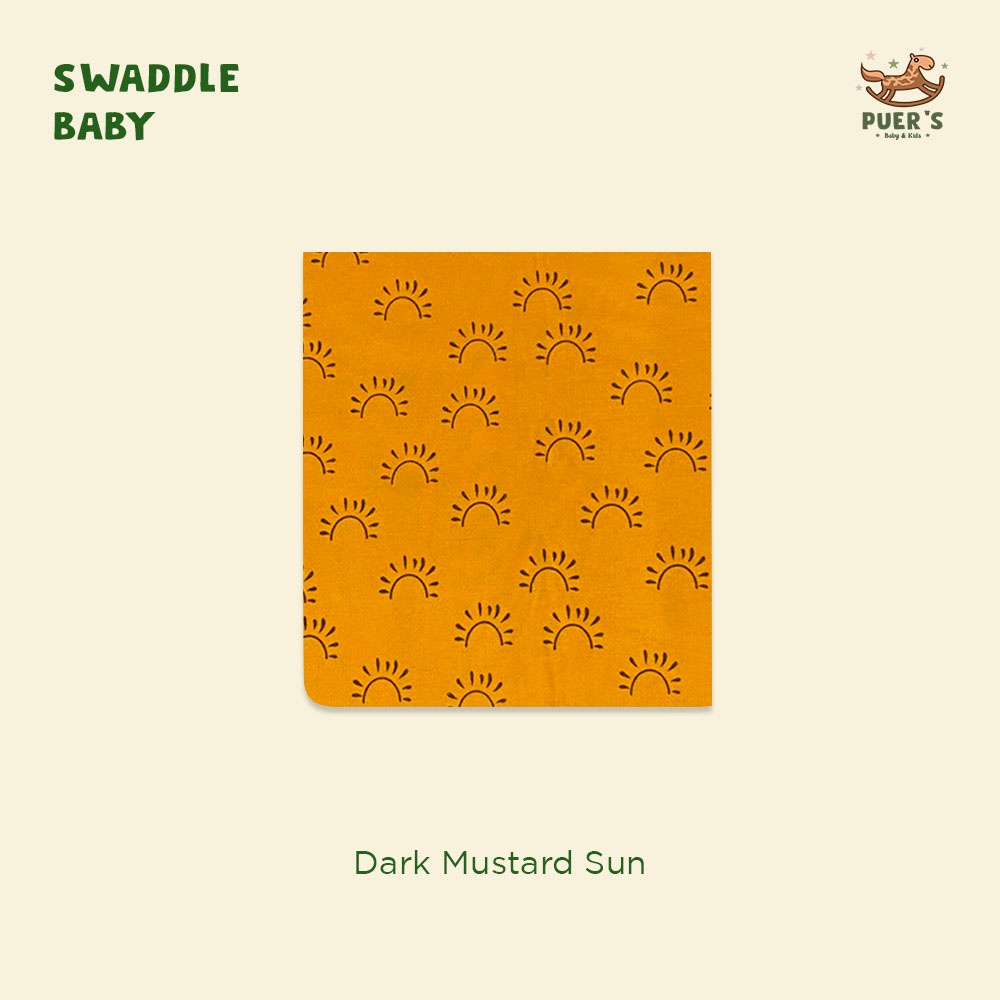 BEDONG BAYI (SWADDLE BABY) PUER'S DARK MUSTARD SUN