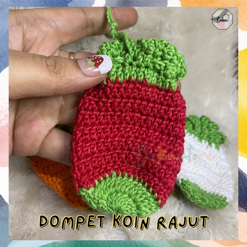 DOMPET KOIN RAJUT / DOMPET KOIN RAJUT MURAH / DOMPET RAJUT MURAH