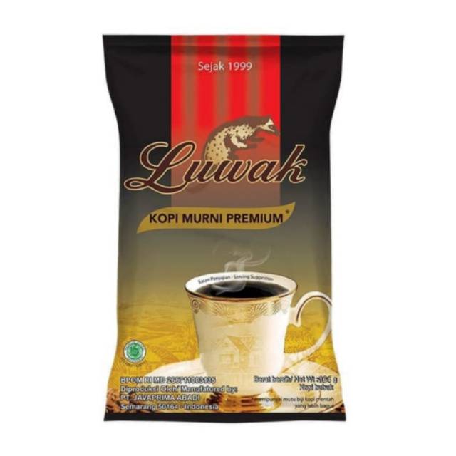 

LUWAK Kopi Murni Premium 165gr - Kopi Bubuk Instant LUWAK