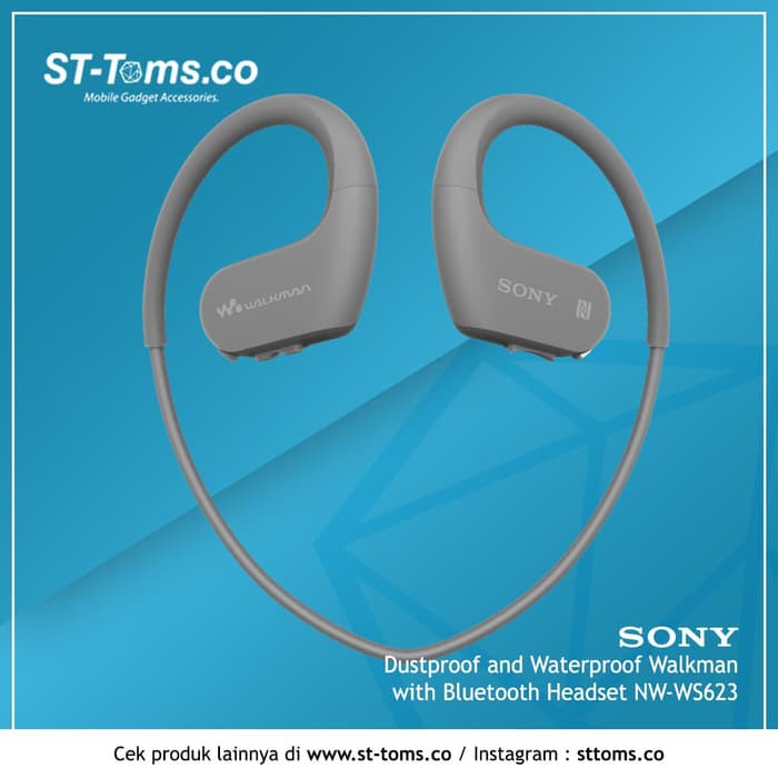 Sony Dustproof and Waterproof Walkman with Bluetooth Headset NW-WS623  Best seller
