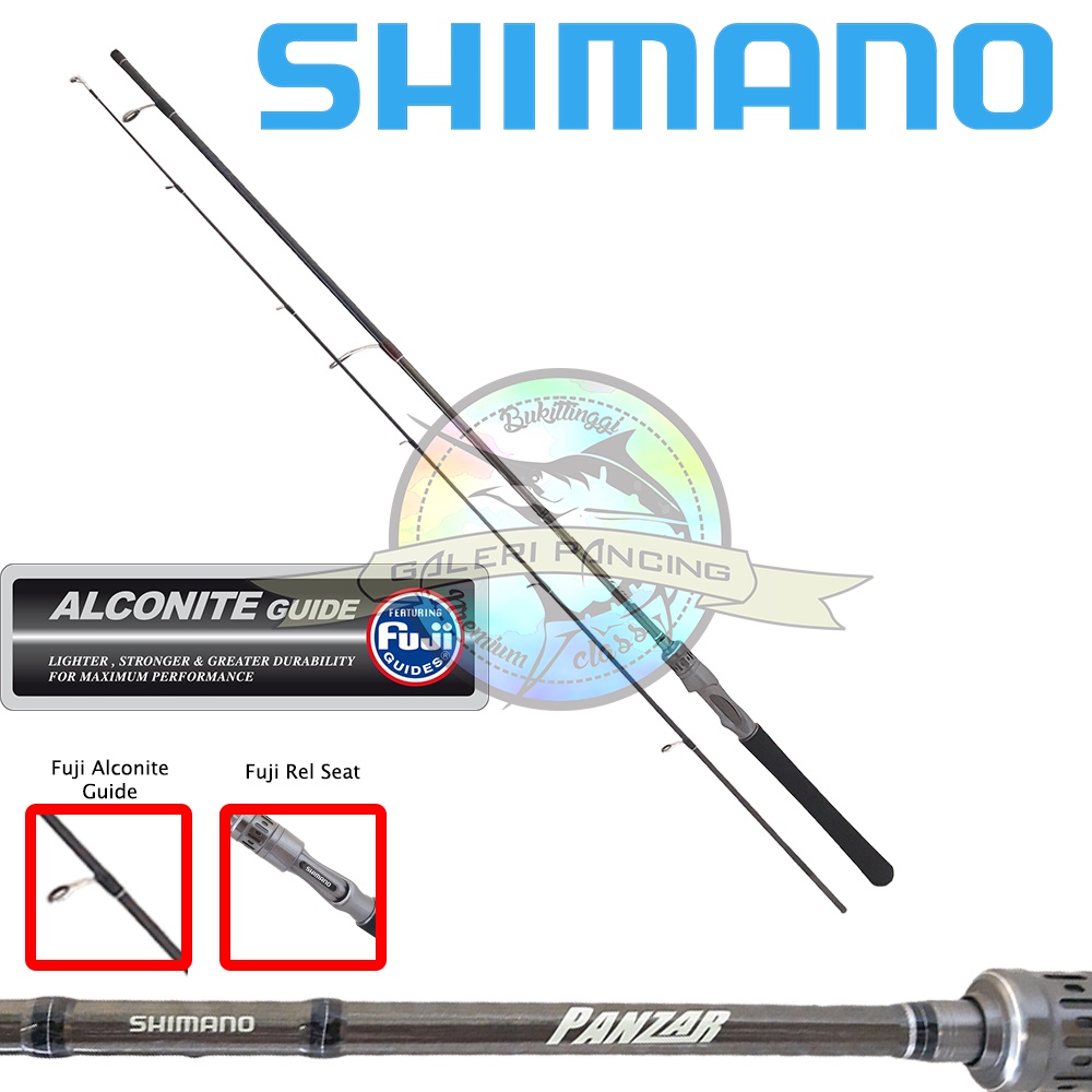 Joran Pancing Shimano Panzar 264M 8-16lb 193cm Fuji Alconite