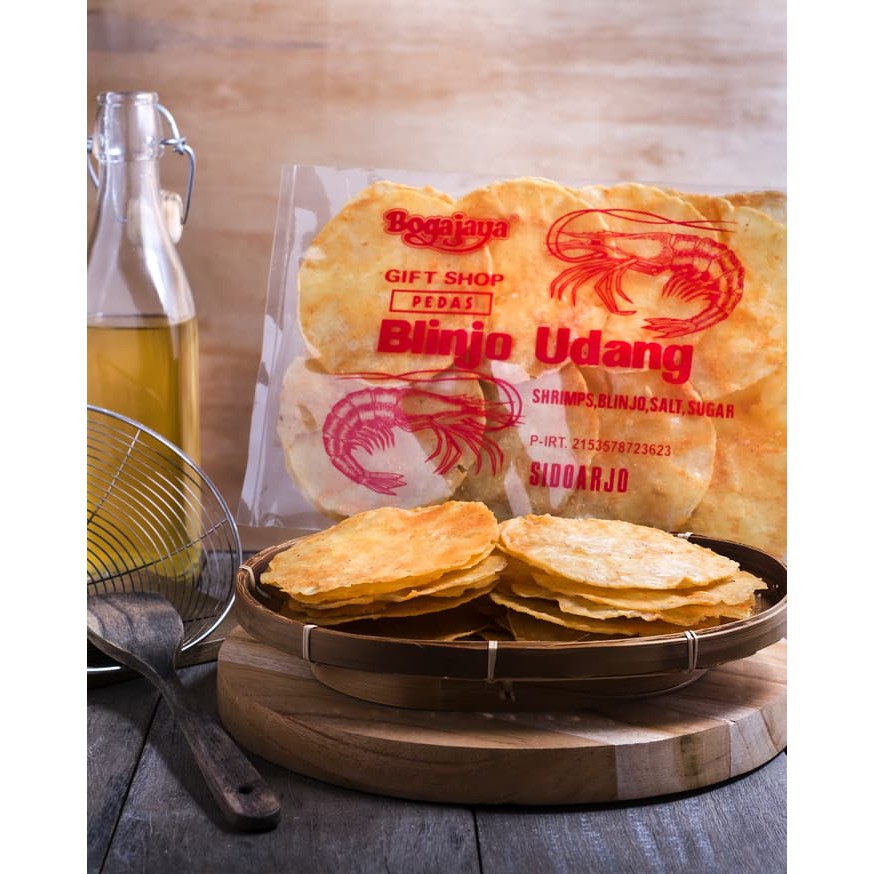 belinjo udang bogajaya khas surabaya/blinjo udang bogajaya