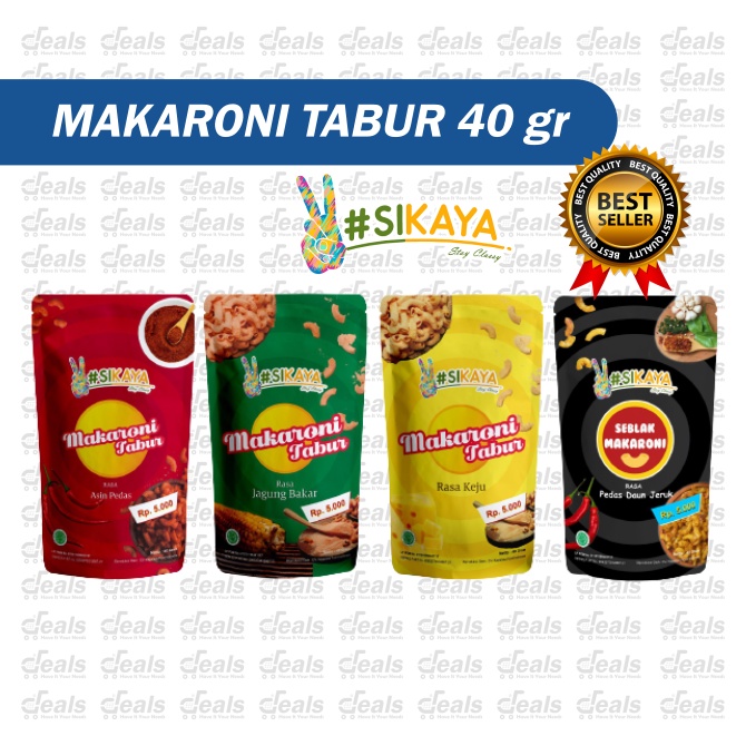 

Macaroni Seblak Daun Jeruk / Tabur Keju / Tabur Jagung Bakar / Tabur Asin Pedas 40gr