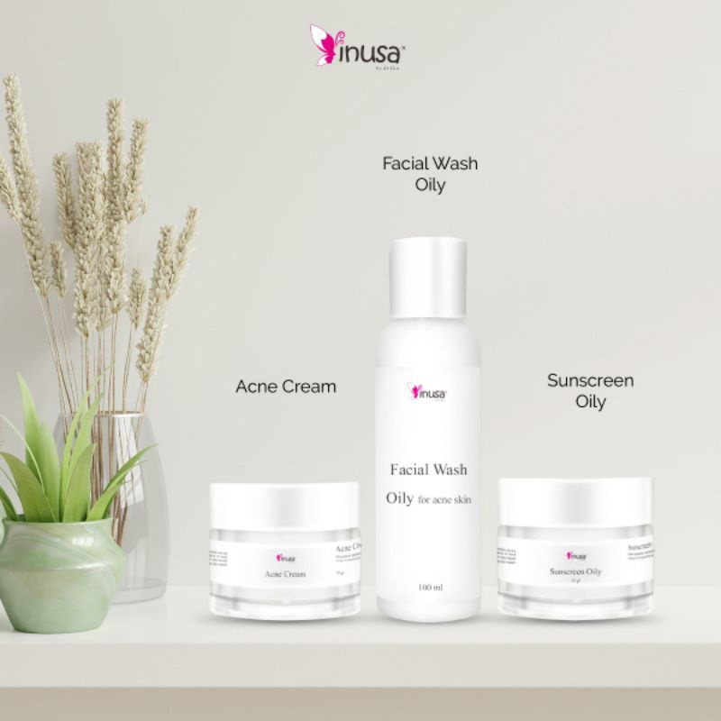 Paket Perawatan Acne Skin Kulit Berjerawat Inusa Skincare