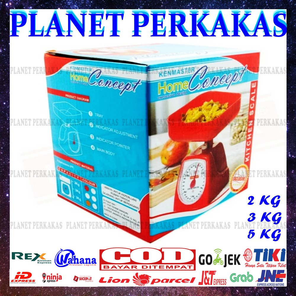 Timbangan Kue Manual 5kg Kenmaster Timbangan Dapur Analog ORIGINAL