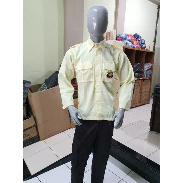 Seragam PDL satpam terbaru 2022 |Seragam PDL Satlam krem terbaru 2022