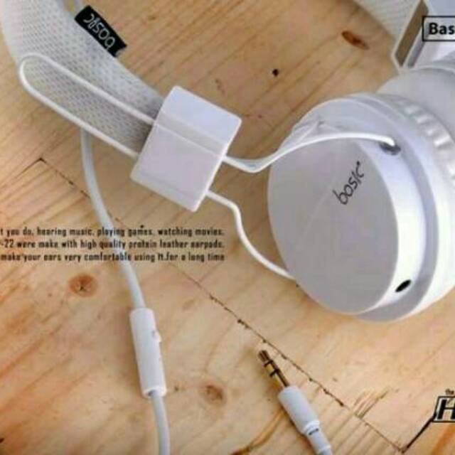 Headphone Basic HP22 +Mic for PC/Desktop