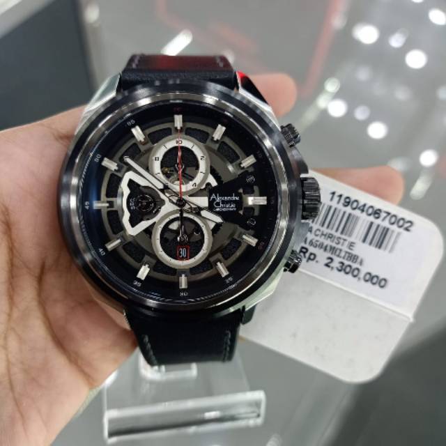 PROMO Jam Tangan Pria Merk Alexander Cristie Type Ac6504 Original Garansi Resmi 1thn