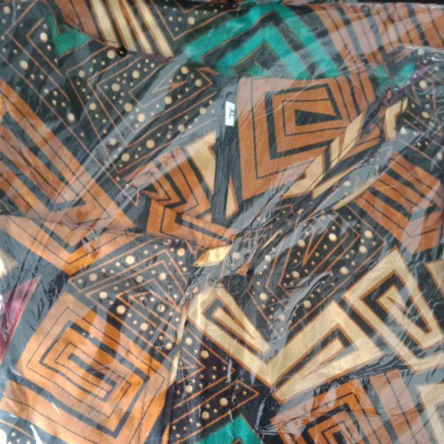 Tunik Batik Seragam Kantor Ilalang Pekalongan Motiv